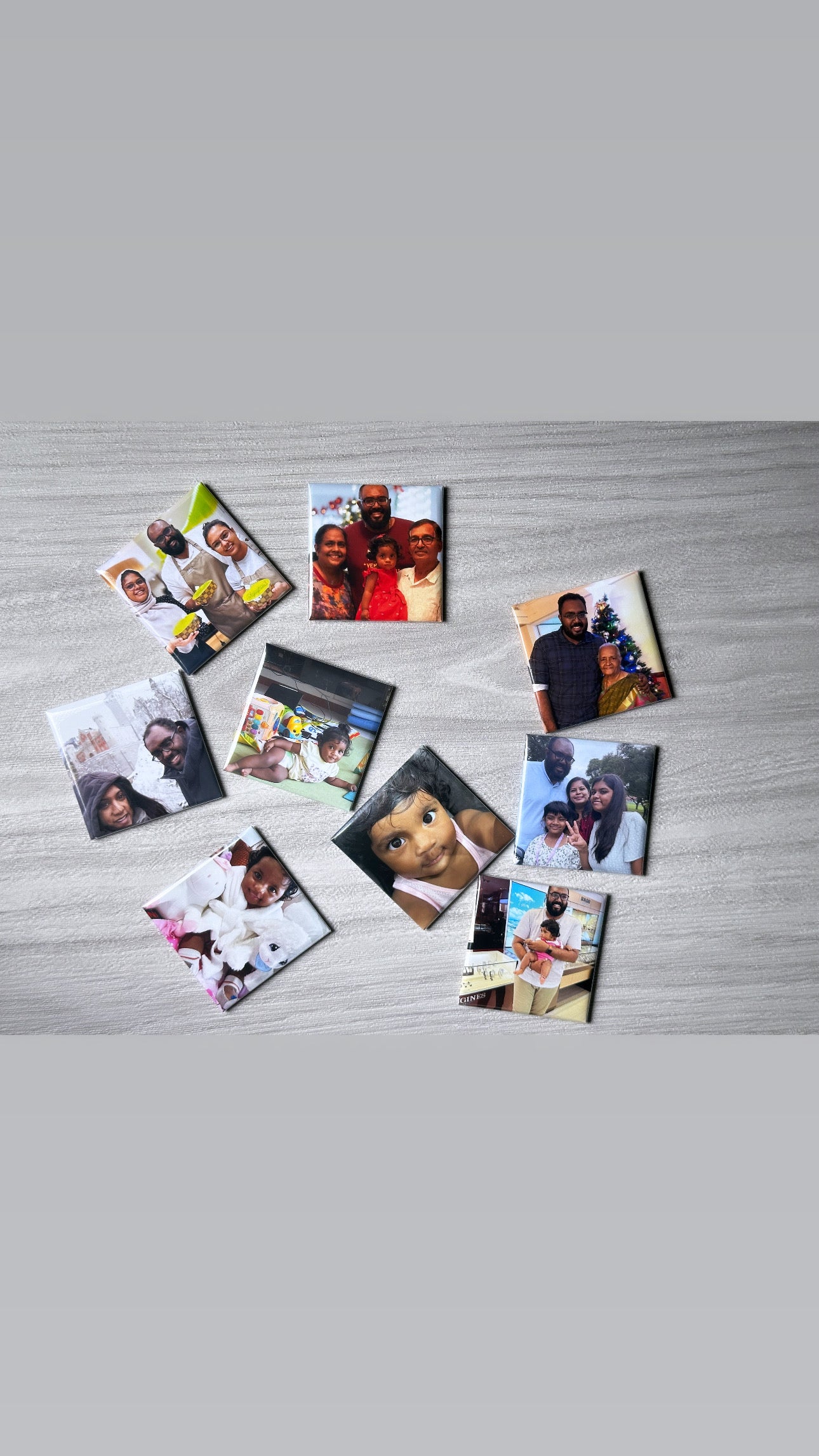 Custom Photo Magnets (Set of 9)