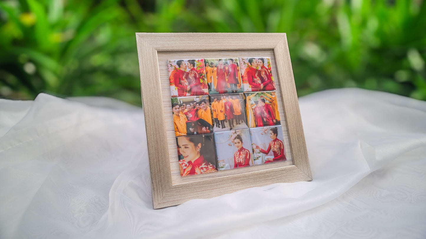Small - Photo Magnetic Frames (22.5cm x 22.5cm)
