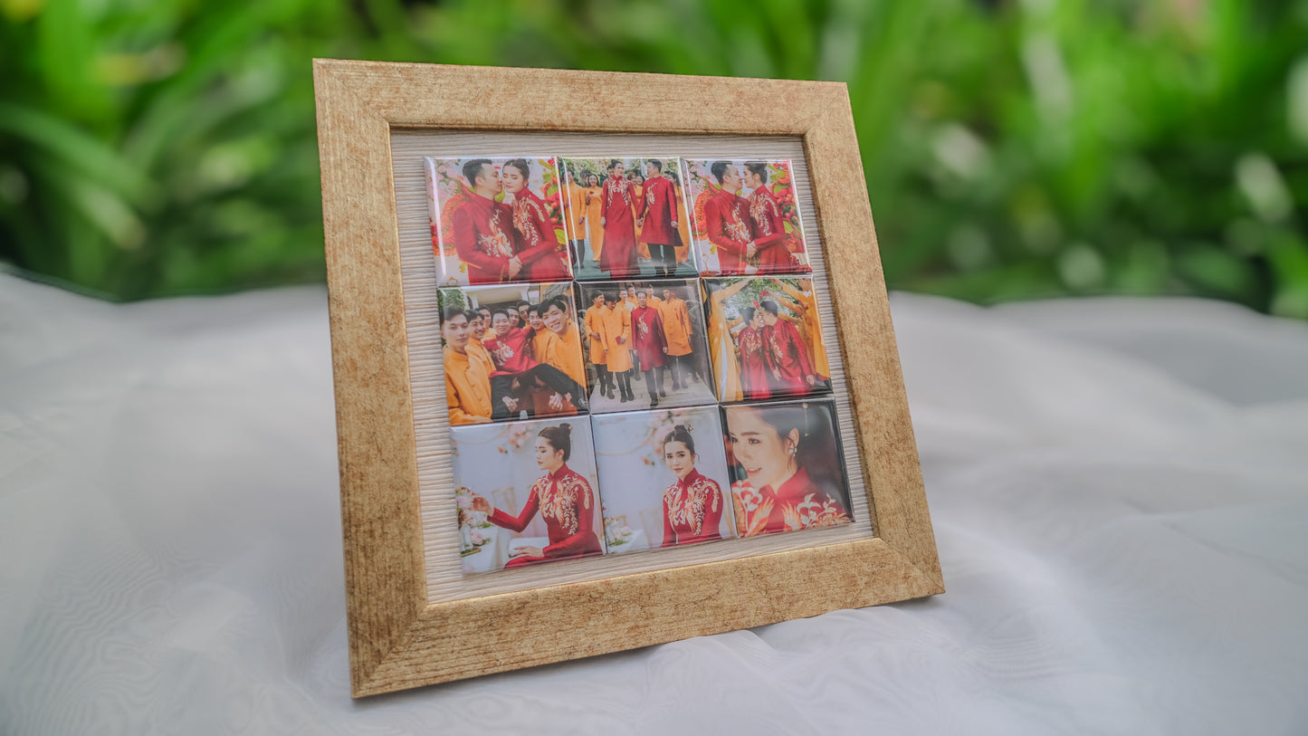 Small - Photo Magnetic Frames (22.5cm x 22.5cm)