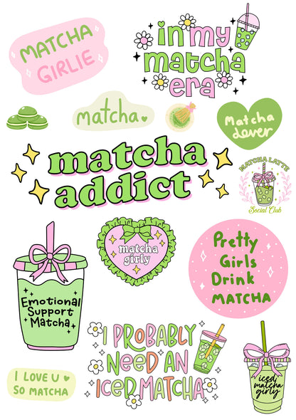 [MATCHA STICKERS] UV Premium Stickers/Decals