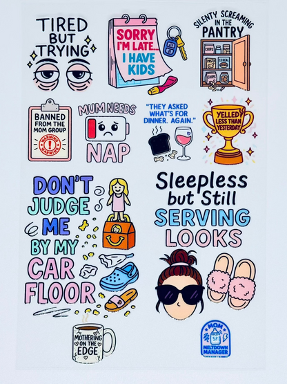 [MOTHERS/MUMS STICKERS] UV Premium Stickers/Decals