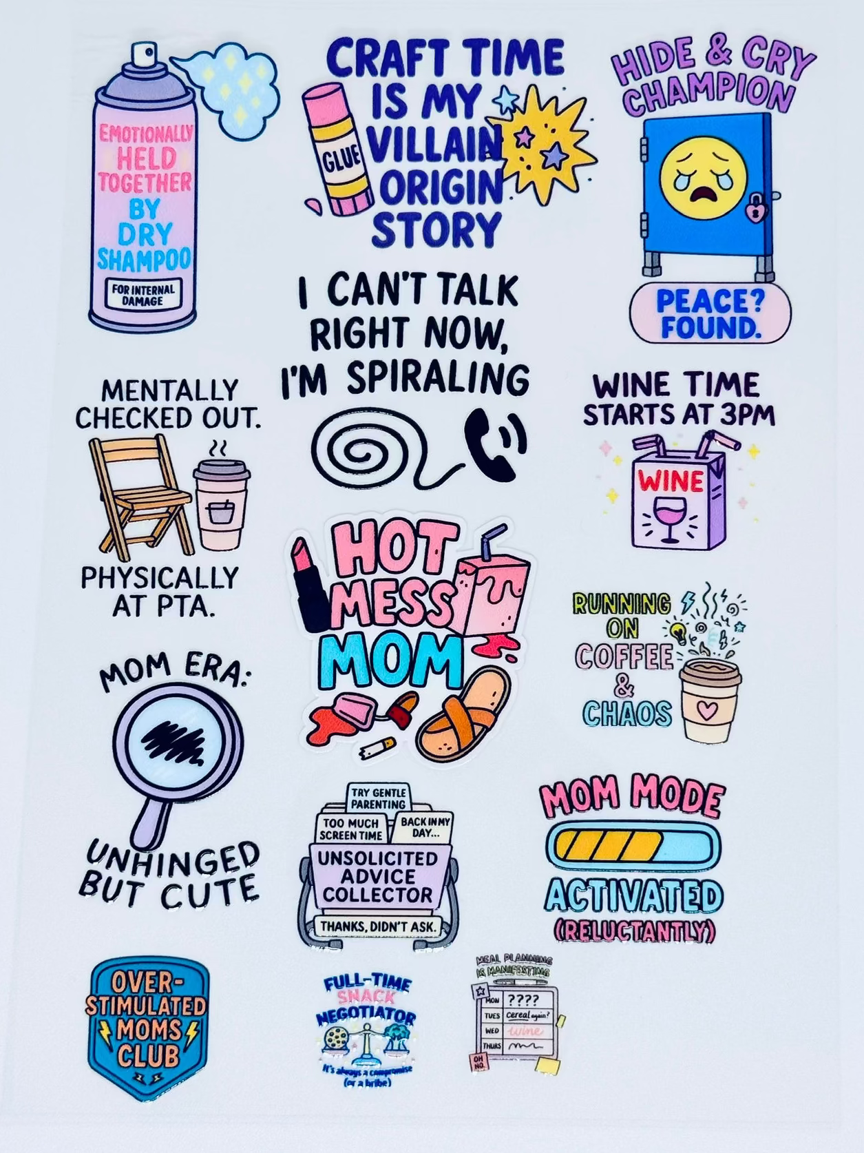 [MOTHERS/MUMS STICKERS] UV Premium Stickers/Decals