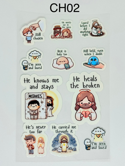 [CHRISTIAN STICKERS] UV Premium Stickers/Decals