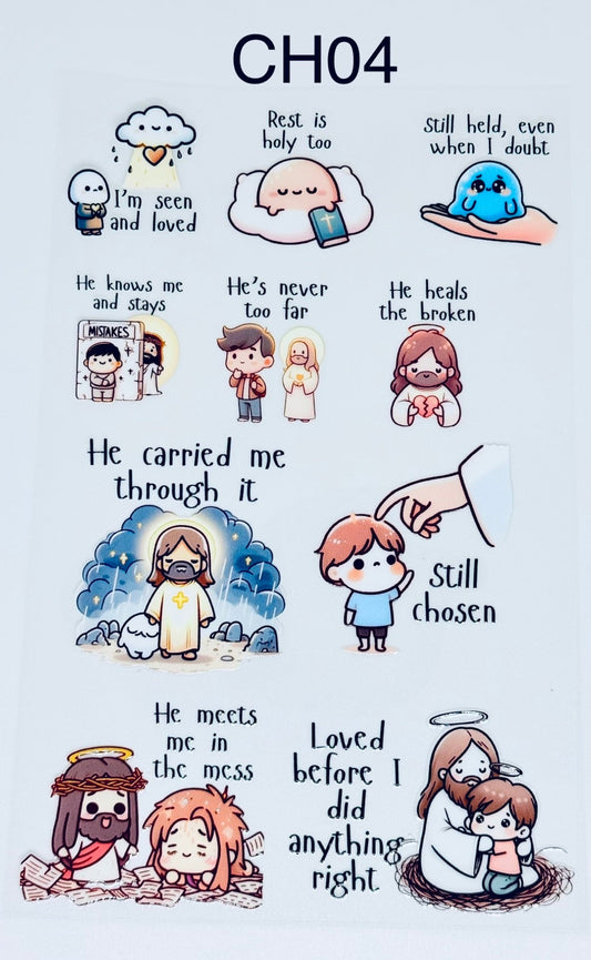 [CHRISTIAN STICKERS] UV Premium Stickers/Decals