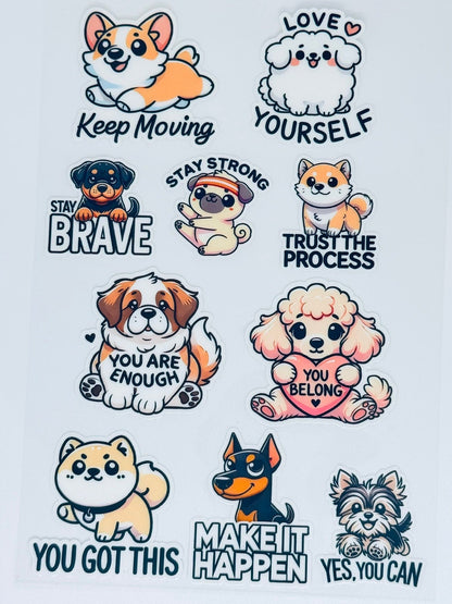 [DOG/FURBABIES STICKERS] UV Premium Stickers/Decals