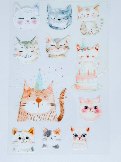[CAT STICKERS] UV Premium Stickers/Decals