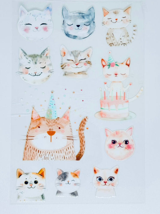 [CAT STICKERS] UV Premium Stickers/Decals